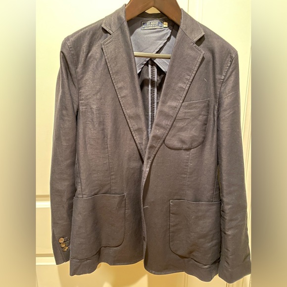 Guideboat Co. Jackets & Coats Navy Cotton Stregis Blazer For